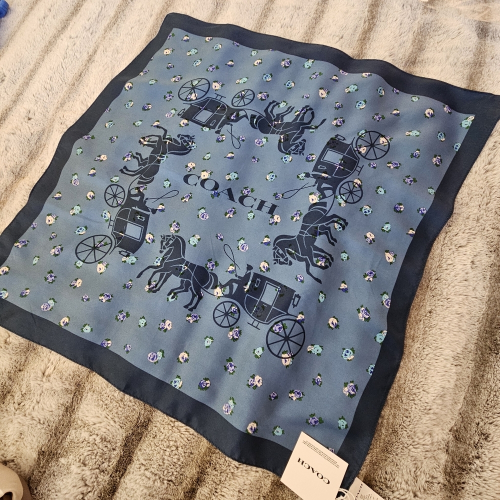 Coach 100% silk